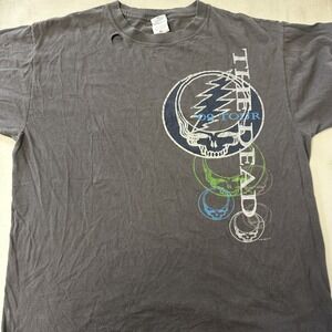 Grateful Dead The Dead '09 Tour  XL Shirt Gray on Anvil 23x25